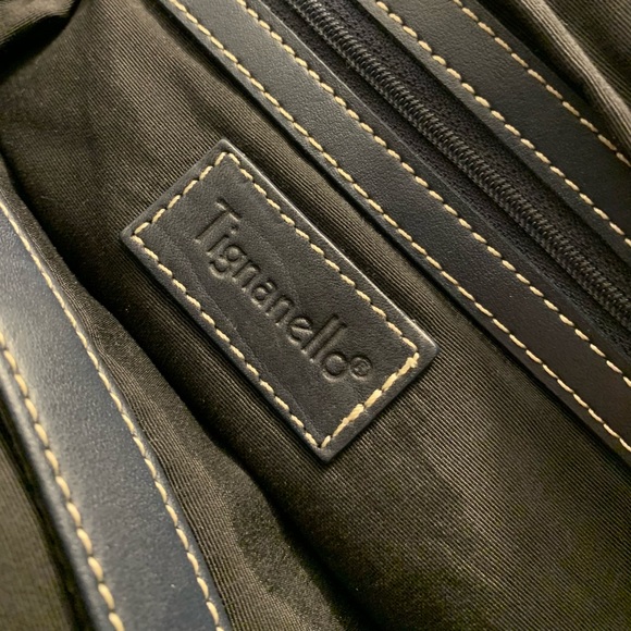 Tignanello Blue Leather Handbag - Picture 4 of 7